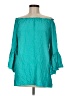 Elan Teal 3/4 Sleeve Blouse One size - photo 1