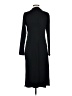 H&M Solid Black Casual Dress Size M - photo 2