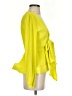 The Sang 100% Polyester Yellow Long Sleeve Blouse Size S - photo 4