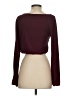 rue21 Burgundy Long Sleeve Top Size S - photo 2