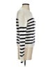 CAARA Stripes Ivory Cashmere Pullover Sweater Size S - photo 4