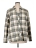 Weatherproof Plaid Gray Long Sleeve Button-Down Shirt Size XL - photo 1