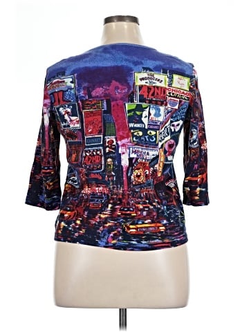 Christopher & Banks 3/4 Sleeve T-Shirt (view 2)