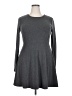 Forever 21 Plus Solid Gray Casual Dress Size 2X - photo 1