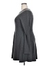 Forever 21 Plus Solid Gray Casual Dress Size 2X - photo 5