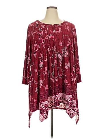 White Mark 3/4 Sleeve Blouse (view 1)