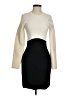 Express Color Block Ivory Cocktail Dress Size S - photo 1