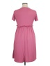 Assorted Brands Solid Pink Casual Dress Size XL - photo 2