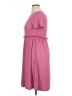 Assorted Brands Solid Pink Casual Dress Size XL - photo 5