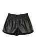 Zara Metallic Black Shorts Size L - photo 1