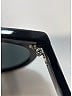 Valentino Gray Black Rockstud Sunglasses One size - photo 6