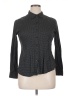 Apt. 9 Houndstooth Black Long Sleeve Blouse Size XL - photo 1