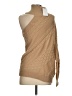 Line & Dot 100% Polyester Tan Turtleneck Sweater Size S - photo 2