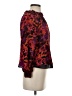 Saylor Purple Long Sleeve Blouse Size S - photo 4