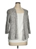 Eileen Fisher 100% Cotton Silver Cardigan Size 1X - photo 1