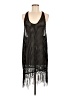 Unbranded 100% Polyester Black Cocktail Dress Size Med - Lg - photo 1