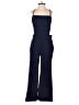 Pilcro Solid Blue Jumpsuit Size 4 - photo 1