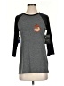 Nike Gray 3/4 Sleeve T-Shirt Size S - photo 1