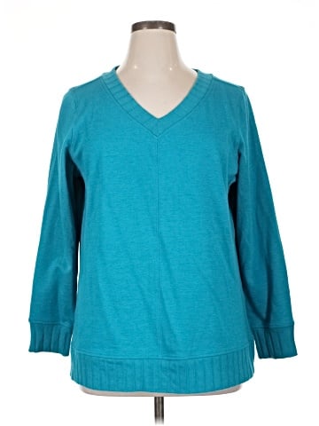 Christopher & Banks 3/4 Sleeve T-Shirt (view 1)