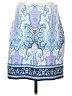 Talbots Paisley Blue Casual Skirt Size 4 - photo 1