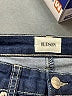 Hudson Jeans Solid Blue Jeans Size 14 - photo 3