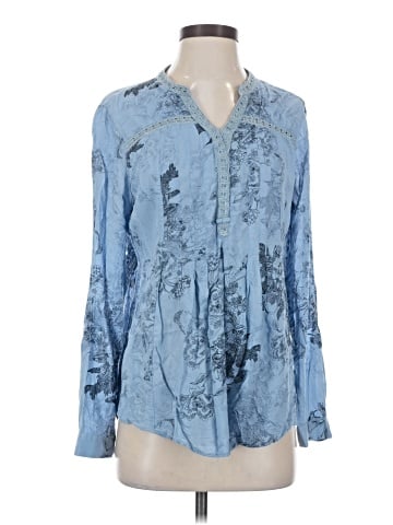 Vintage America Blues Long Sleeve Blouse (view 1)