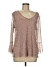 Adiva Brown Long Sleeve Blouse Size M - photo 1
