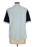Cremieux 100% Polyester Color Block Blue Short Sleeve Top Size L - photo 2