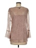 Adiva Brown Long Sleeve Blouse Size M - photo 2