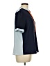Cremieux 100% Polyester Color Block Blue Short Sleeve Top Size L - photo 4