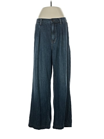 Madewell The Harlow Wide-Leg Jean in Fieldale Wash: Airy Denim Edition (view 1)