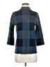 Halogen Checkered-gingham Blue Turtleneck Sweater Size S - photo 1