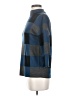 Halogen Checkered-gingham Blue Turtleneck Sweater Size S - photo 5