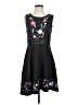 Assorted Brands Graphic Black Casual Dress Size S - photo 1