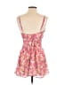 Unbranded 100% Polyester Floral Pink Cocktail Dress Size 00 - photo 2