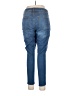 Jennifer Lopez Solid Blue Jeans Size 14 - photo 2