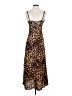 Unbranded 100% Polyester Animal Print Brown Cocktail Dress Size XS - photo 2
