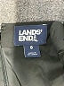 Lands' End Solid Black Casual Dress Size 8 - photo 3