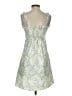 Assorted Brands Floral Blue Ivory Cocktail Dress Size M - photo 2