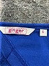 Ginger Solid Blue Cocktail Dress Size S - photo 7