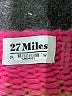 27 miles Color Block Pink Pullover Sweater Size S - photo 7