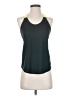 Nike 100% Polyester Green Active Tank Size S - photo 1