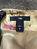 Gap 100% Polyester Floral Gray Casual Skirt Size 8 - photo 4