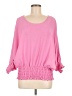 1.State 100% Polyester Pink 3/4 Sleeve Top Size M - photo 1
