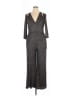 Calvin Klein Metallic Silver Jumpsuit Size 14 - photo 1