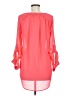 Candie's 100% Polyester Pink 3/4 Sleeve Blouse Size M - photo 2