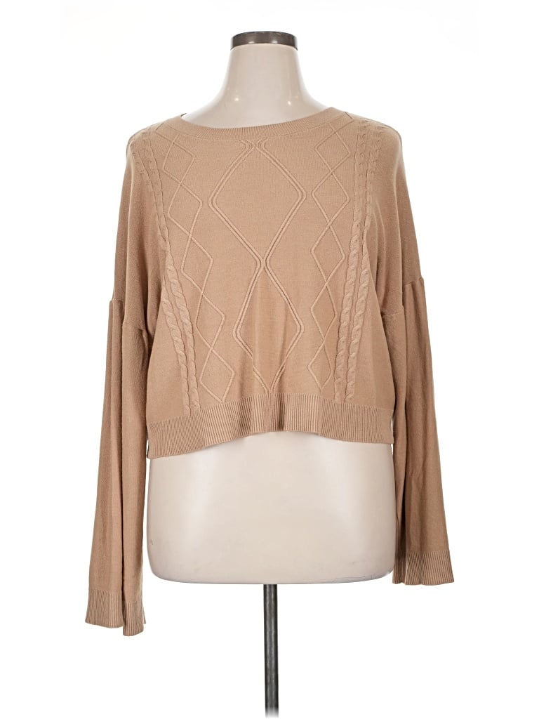 Pre-owned C Established 1946 Pullover Sweater In Tan