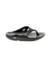 Oofos Black Sandals Size 12 - photo 1