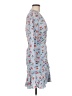 Veronica Beard Floral Blue Cocktail Dress Size 6 - photo 4
