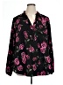 Torrid Floral Black Long Sleeve Blouse Size 1X Plus (1) - photo 1